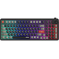 Клавіатура мембранна MSI FORGE GK110 UA 98key, USB-A, EN/UKR/RU, LED, чорний