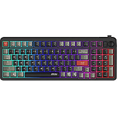 Клавіатура мембранна MSI FORGE GK110 UA 98key, USB-A, EN/UKR/RU, LED, чорний
