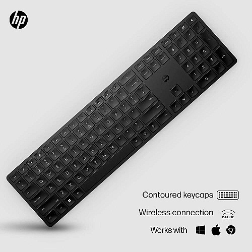 Клавіатура мембранна HP 450 Programmable, 108key, WL, EN/UK, чорний