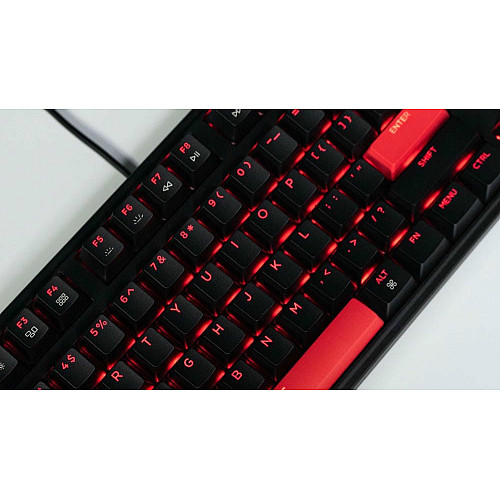 Клавиатура механическая Lemokey X3 104Key, Keychron Red, USB-A, QMK/VIA, Hot-Swap, EN/UKR, RGB, черный