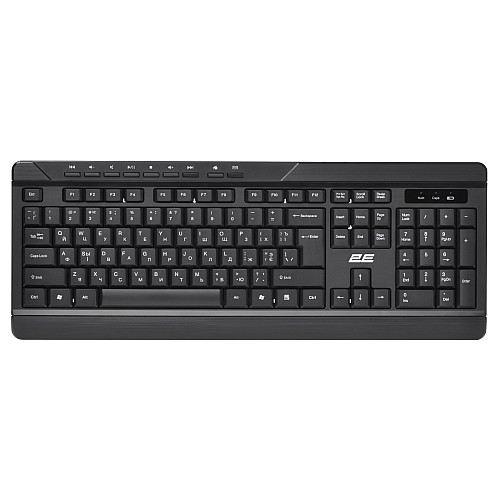 Комплект клавіатура та миша 2E MK410 WL, EN/UK/RU, чорний