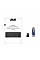 Клавиатура мембранная 2E KS280 120key, WL/BT, EN/UK, silent, черно-серая