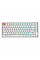 Клавиатура механическая Keychron J1 82Key, K pro Banana, WL/BT/USB-A, QMK, Hot-swap, EN/UKR, RGB, белый