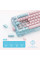 Клавіатура механічна GravaStar Mercury K1 Lite 80keys, GravaStar x BSUN Grey, BT/WL/USB, Lumen Rose