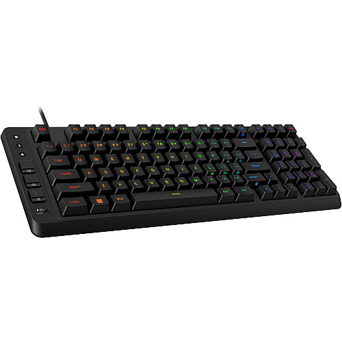 Клавіатура мембранна HyperX Alloy Origins EVE 1800 99key, Red, USB-A, EN/UA, RGB, чорний