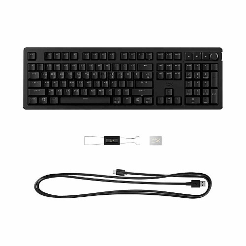 Клавиатура механическая HyperX Alloy Rise 106key, Red, USB-A, EN/RU, RGB, черный