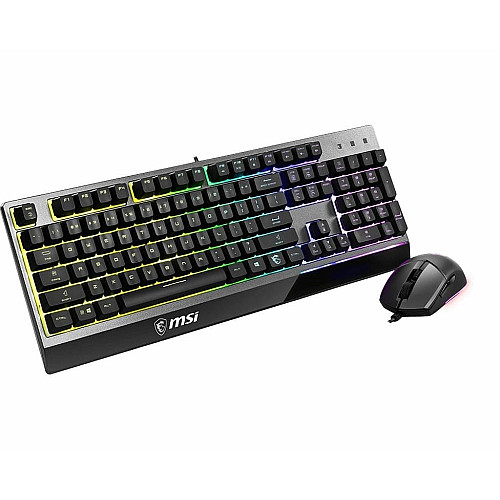 Комплект клавиатуры и мыши MSI Vigor GK30 COMBO UA USB, EN/UKR/RU, RGB, черный