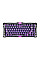Клавиатура механическая GravaStar Mercury V75 Lite 80keys, Magnetic Blackcore, USB-A, RGB, Transparent Black