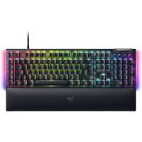 Клавіатура механічна Razer BlackWidow V4, 114key, Yellow Switch, USB-A, EN/RU, RGB, чорний