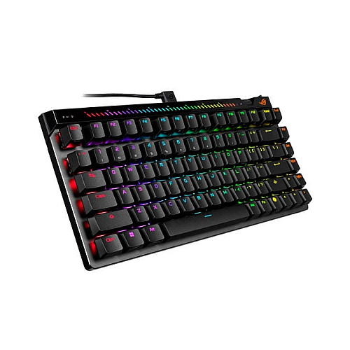 Клавиатура механическая ASUS ROG Falchion Ace 75 HE, 83key, HFX V2 Magnetic Switches, USB-A, EN, RGB, черный