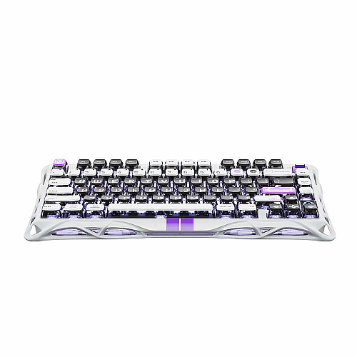 Клавиатура механическая GravaStar Mercury V75 80keys, Magnetic Jade Pro, 8K, USB-A, RGB, Mecha Gray