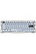Клавіатура магнітна GravaStar Mercury V60 Pro 60keys, GravaStar Blackcore, USB-A, 8k, RGB, Chrome Silver