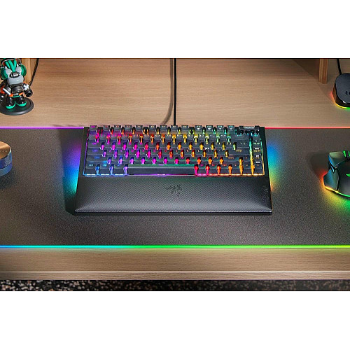 Клавиатура Razer BlackWidow V4 75% RGB 83key Mechanical Tactile Switch GEN-3, USB-A, EN, черный