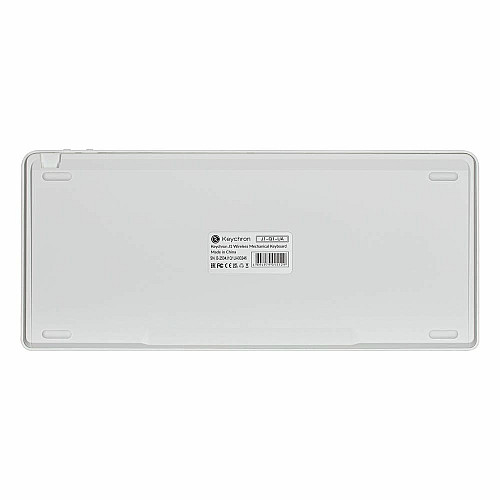 Клавиатура механическая Keychron J1 82Key, K pro Red, WL/BT/USB-A, QMK, Hot-swap, EN/UKR, RGB, белый