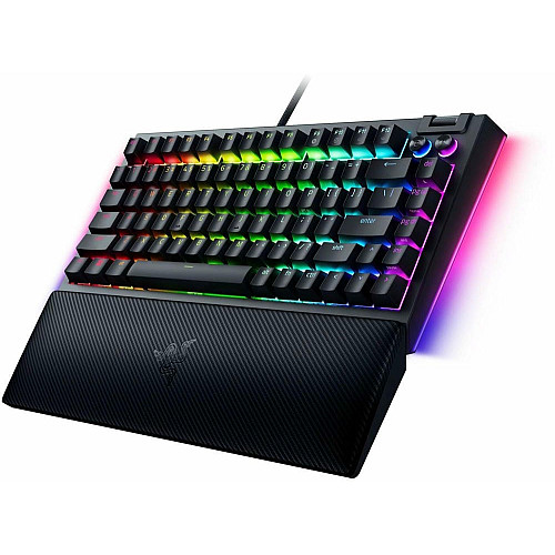 Клавиатура Razer BlackWidow V4 75% RGB 83key Mechanical Tactile Switch GEN-3, USB-A, EN, черный