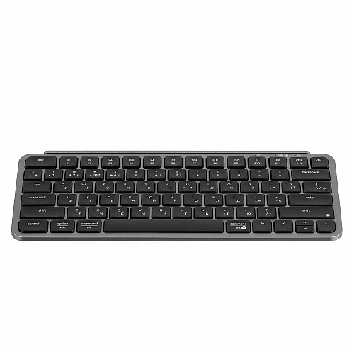 Клавіатура мембрана Keychron B1 Pro, USB/WL/BT, space gray