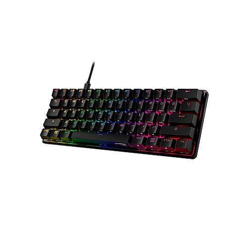 Клавиатура механическая HyperX Alloy Origins 60 61key, Red, USB-A, EN/RU, RGB, черный