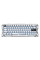 Клавіатура магнітна GravaStar Mercury V60 Pro 60keys, GravaStar Blackcore, USB-A, 8k, RGB, Chrome Silver