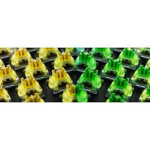 Клавіатура механічна Razer BlackWidow V4 X 110key, Green Switch, USB-A, EN/RU, RGB, чорний
