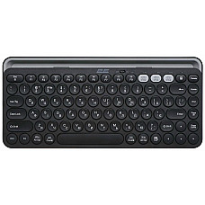 Клавіатура мембранна 2E KS250 84key, WL/BT, EN/UK, чорно-сірий