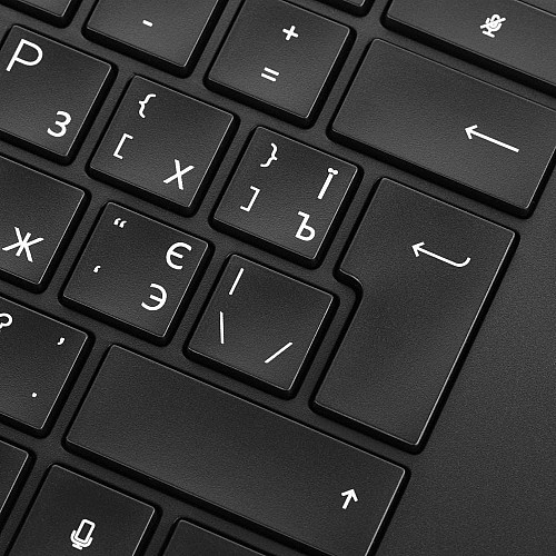 Клавіатура мембранна HP 450 Programmable, 108key, WL, EN/UK, чорний