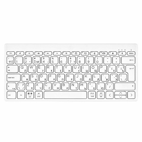 Клавиатура мембранная HP 350 Compact Multi-Device, 78key, BT, EN/UK, белый