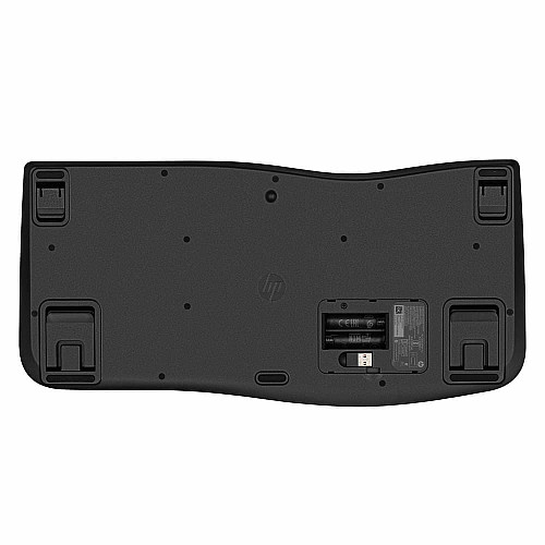 Клавиатура мембранная HP 680 Comfort Dual-Mode 111key, BT, EN/UK, черный