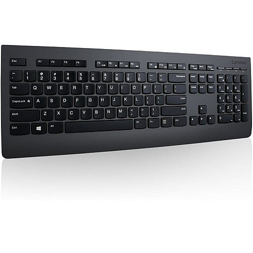 Клавиатура мембранная Lenovo Professional 108key, WL, EN/UKR/RU, черный