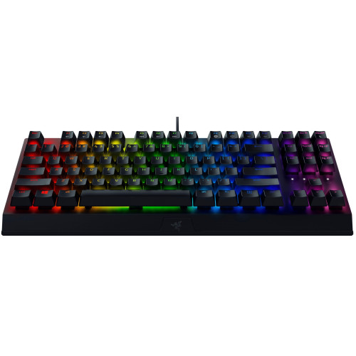 Клавіатура механічна Razer BlackWidow V3 TKL 87key, Green Switch, USB-A, EN/RU, RGB, чорний