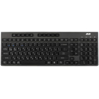 Клавіатура мембранна 2E KS280 120key, WL/BT, EN/UK, silent, чорно-сіра