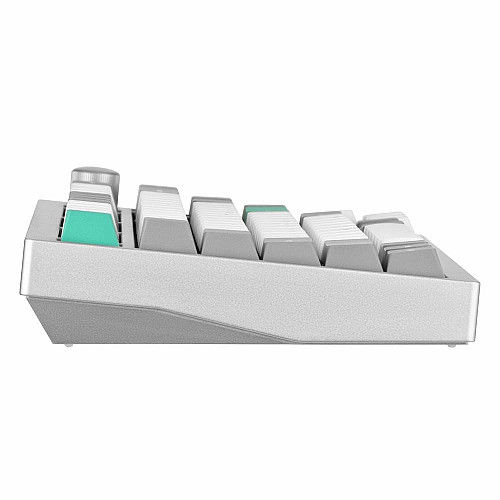 Клавиатура механическая Lemokey P1 Pro 84Key, Keychron Super Banana, WL/BT/USB-A, QMK/VIA, Hot-Swap, EN/UKR, RGB, Knob, Space Silver