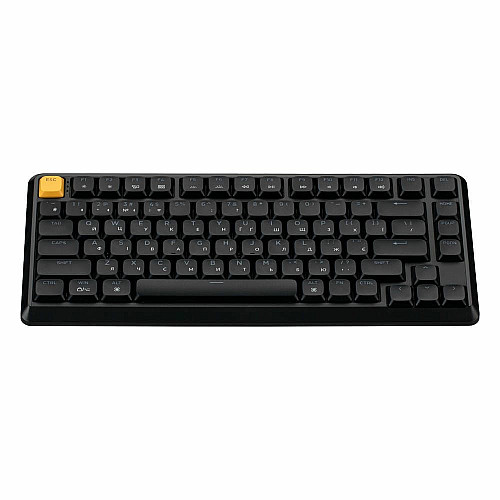 Клавиатура механическая Keychron J1 82Key, K pro Red, WL/BT/USB-A, QMK, Hot-swap, EN/UKR, RGB, черный
