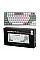 Клавиатура механическая Lemokey P1 Pro 84Key, Keychron Super Banana, WL/BT/USB-A, QMK/VIA, Hot-Swap, EN/UKR, RGB, Knob, Space Silver