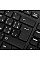 Клавіатура мембранна HP 220, 104key, WL, EN/UK, чорний