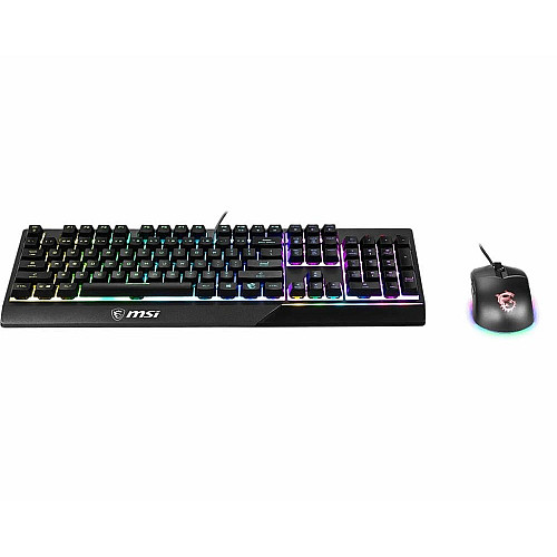Комплект клавиатуры и мыши MSI Vigor GK30 COMBO UA USB, EN/UKR/RU, RGB, черный