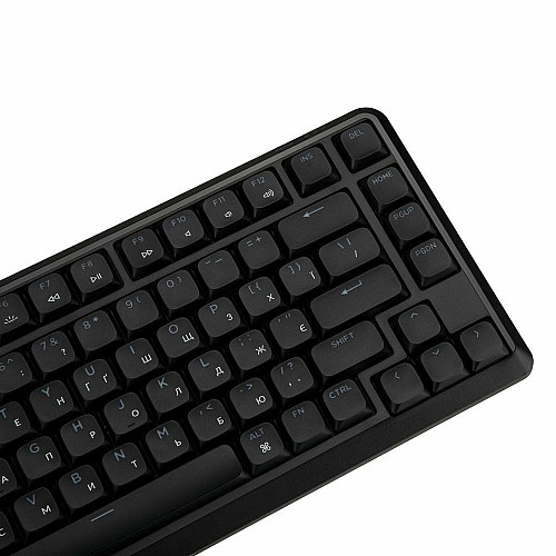 Клавиатура механическая Keychron J1 82Key, K pro Banana, WL/BT/USB-A, QMK, Hot-swap, EN/UKR, RGB, черный