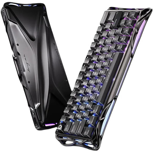 Клавіатура магнітна GravaStar Mercury V60 Pro 60keys, GravaStar Blackcore, USB-A, 8k,RGB, GunMetal