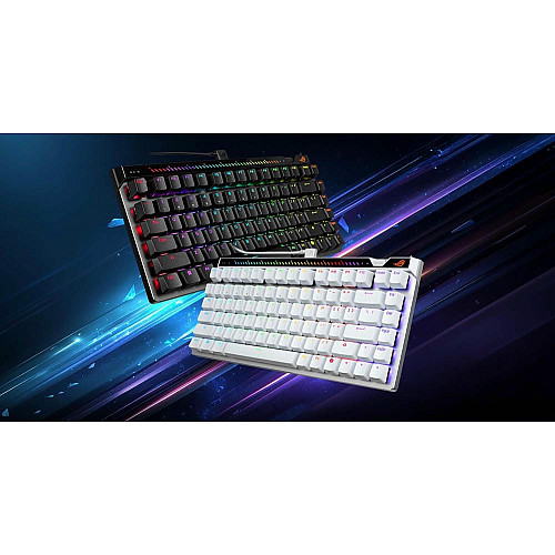 Клавиатура механическая ASUS ROG Falchion Ace 75 HE, 83key, HFX V2 Magnetic Switches, USB-A, EN, RGB, черный