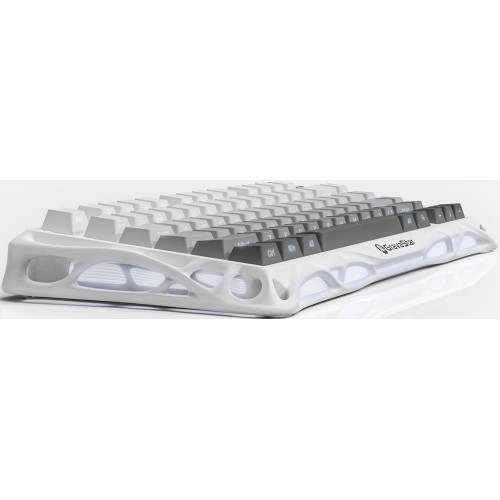 Клавіатура механічна GravaStar Mercury K1 80keys, GravaStar x Kailh Cheery Pink, EN, BT/WL/USB, білий