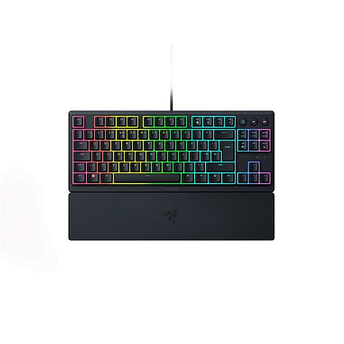 Клавиатура механическая Razer Ornata V3 TKL 84key, Mecha-Membrane Switch, USB-A, EN/UK, RGB, черный