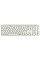 Клавіатура мембрана Keychron B6 Pro, USB/WL/BT, ivory white