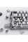 Клавіатура магнітна GravaStar Mercury V60 Pro 60keys, GravaStar Blackcore, USB-A, 8k, RGB, Chrome Silver