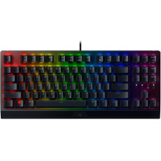 Клавіатура механічна Razer BlackWidow V3 TKL 87key, Green Switch, USB-A, EN/RU, RGB, чорний