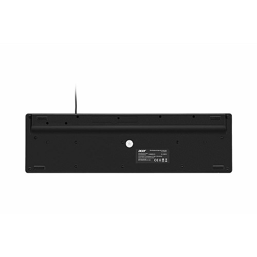 Клавіатура мембранна Acer OKW010, 115key, USB-A, EN/UKR/RU,чорний