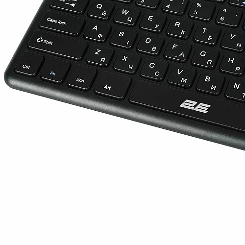 Клавіатура ножнична 2E KT100 78key, WL, EN/UK, чорний
