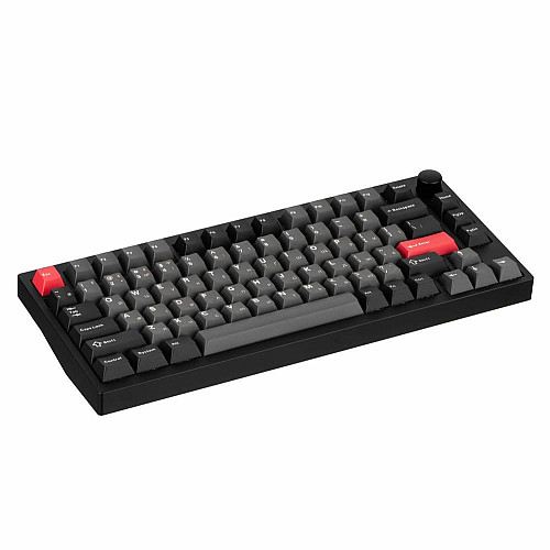 Клавиатура механическая Lemokey P1 Pro 84Key, Keychron Super Banana, WL/BT/USB-A, QMK/VIA, Hot-Swap, EN/UKR, RGB, Knob, Carbon Black
