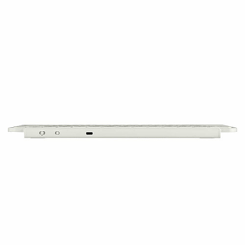 Клавіатура мембрана Keychron B1 Pro, USB/WL/BT, ivory white