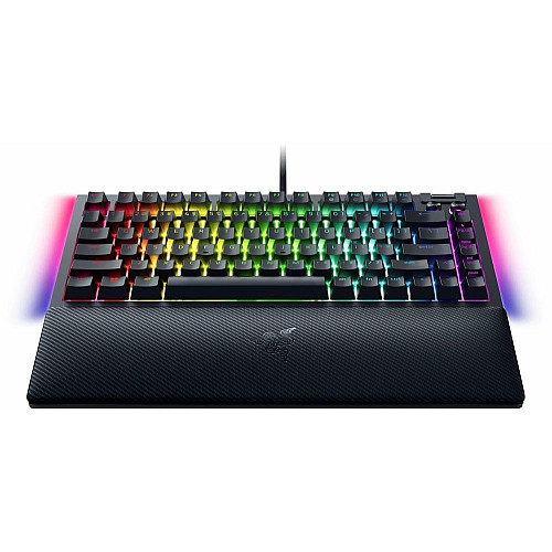 Клавиатура Razer BlackWidow V4 75% RGB 83key Mechanical Tactile Switch GEN-3, USB-A, EN, черный