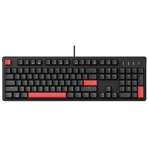 Клавиатура механическая Lemokey X3 104Key, Keychron Red, USB-A, QMK/VIA, Hot-Swap, EN/UKR, RGB, черный