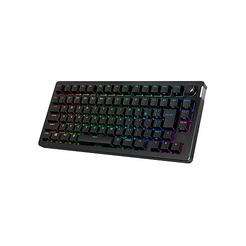 Клавиатура механическая HyperX Alloy Rise 75key, Red, USB-A/WL/BT, EN/RU, RGB, черный